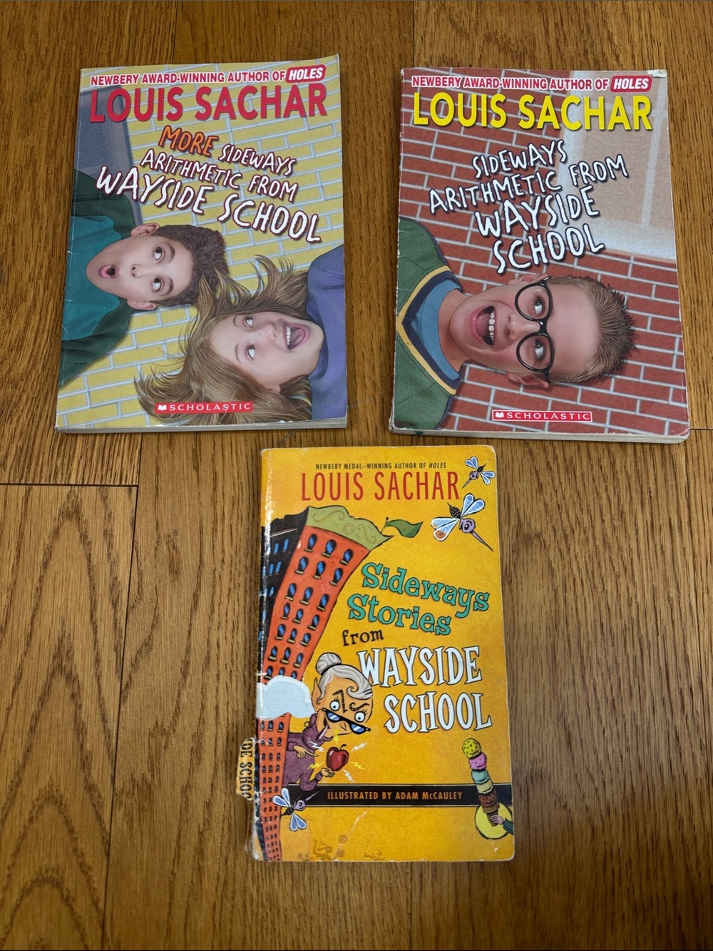 Bundle of 3 books - Sideways Stories from Wayside School Kids Books